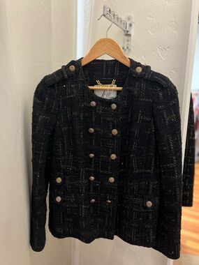 Milly Tweed Double Breasted Jacket